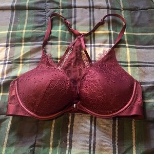 Victoria’s Secret Lace Burgundy Bra